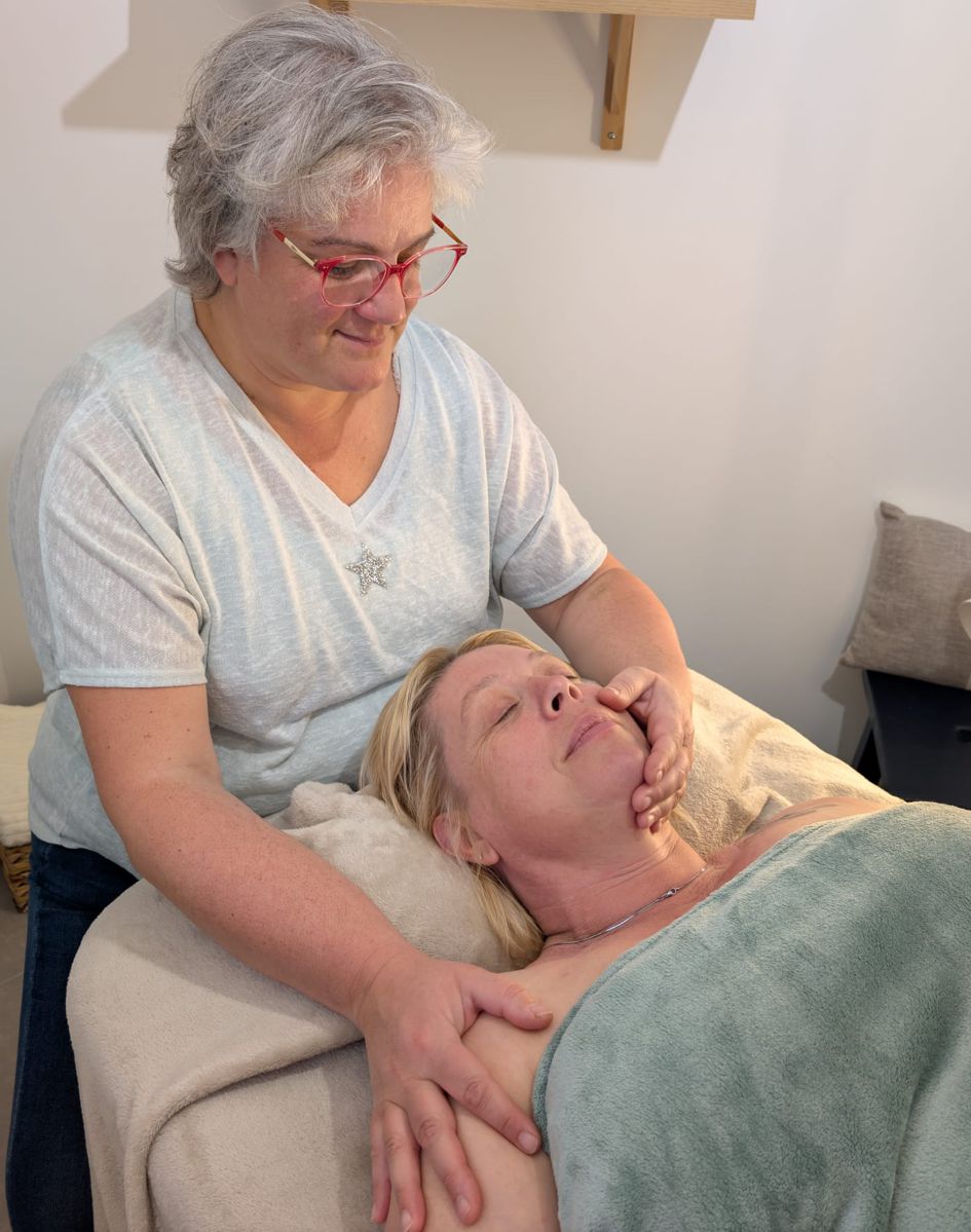 Massage du visage — Relaxant
